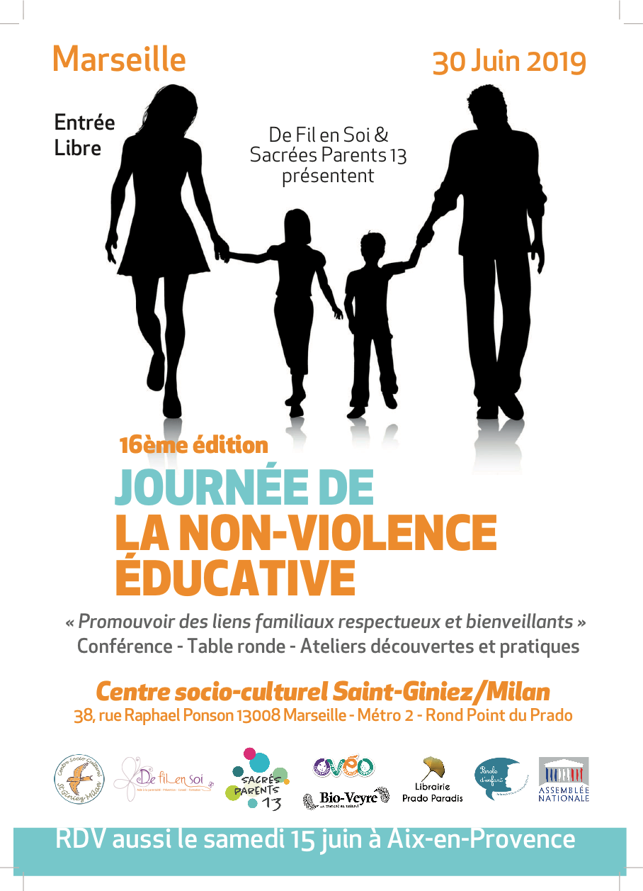Affiche 16e édition Journée de la non-violence éducative