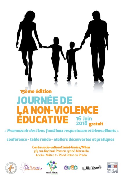 Affiche 15 édition Journée de la non-violence éducative